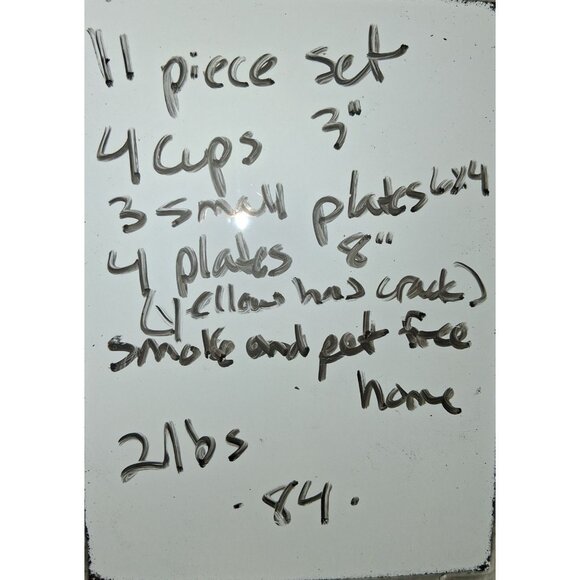 Colorful Plastic Dining Set With Plates & Mugs  Durable BPA-Free Material For In - Picture 7 of 7